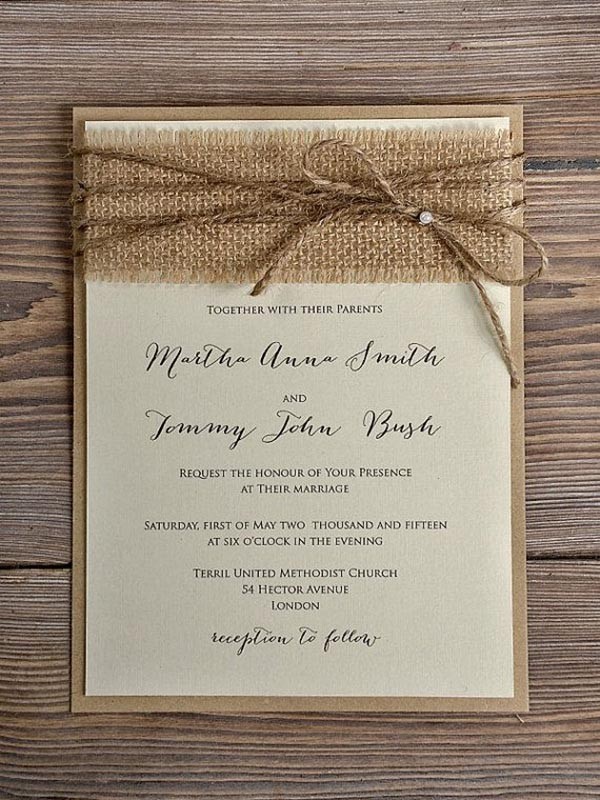 Fall wedding invitations pinterest