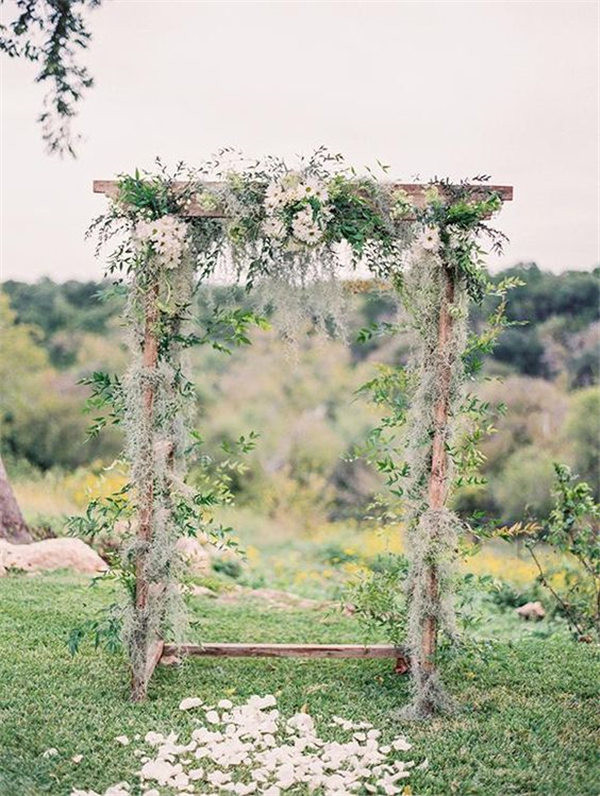 20 DIY Floral Wedding Arch Decoration Ideas