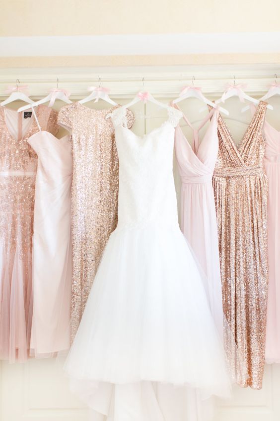 22 Glamorous Gold Bridesmaid Dresses Ideas You Can't Miss!