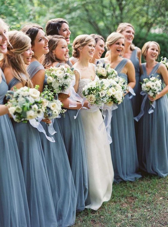 2019 Wedding Inspiration Dusty Blue Wedding Color Ideas