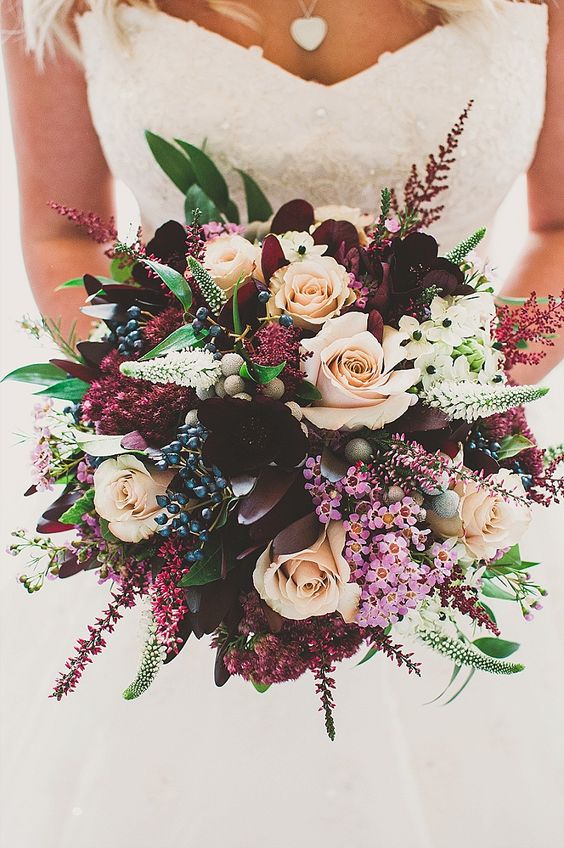 26 Prettiest Fall Wedding Bouquets to Stand You Out