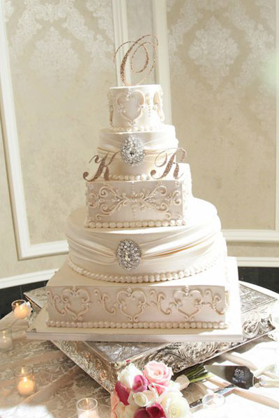 bling wedding cakes palermos bakery
