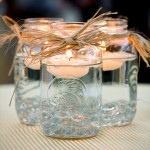 Mason Jar Candle Holders for diy wedding