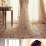 backless lace fall wedding dresses