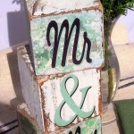 MR and mrs mint wedding decor ideas