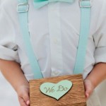 mint green We Do ring bearer box