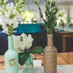 mint wedding decoration