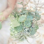 mint wedding flowers