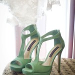 mint wedding shoes