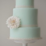 pastel mint green Wedding cakes