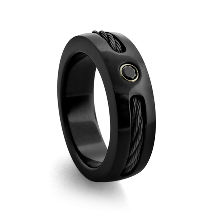  black mens wedding bands 