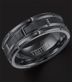  black mens wedding bands 