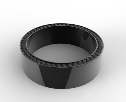  black mens wedding bands 