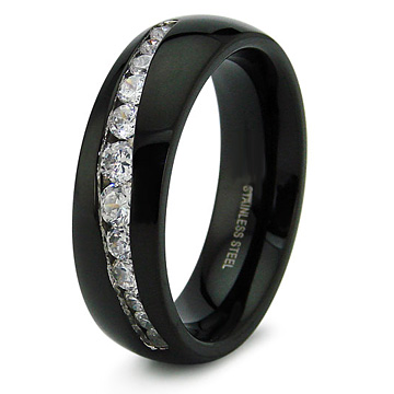  black mens wedding bands 