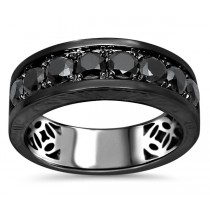  black mens wedding bands 