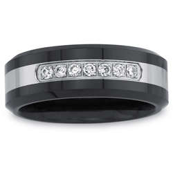  black mens wedding bands 