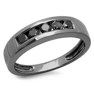  black mens wedding bands 