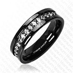  black mens wedding bands 