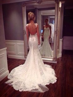 low back wedding dresses