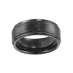  black mens wedding bands 