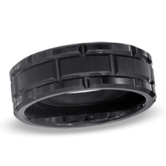  black mens wedding bands 