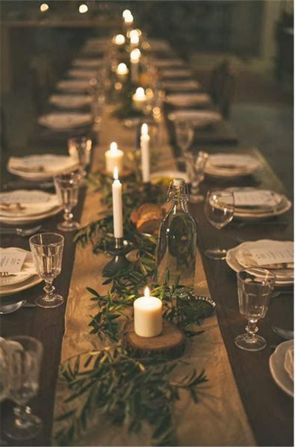 Burlap Rustic Wedding Table Runner