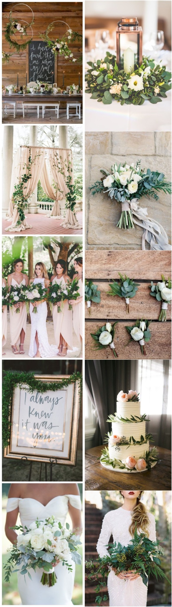 Greenery wedding color ideas 2017