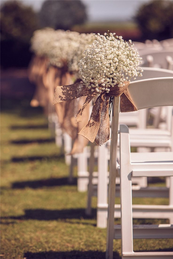 30 Gorgeous Rustic Burlap Wedding Ideas - WeddingInclude