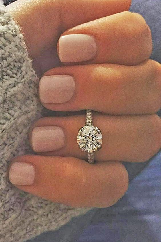 Simple Engagement Rings For Girls Who Loves Classics