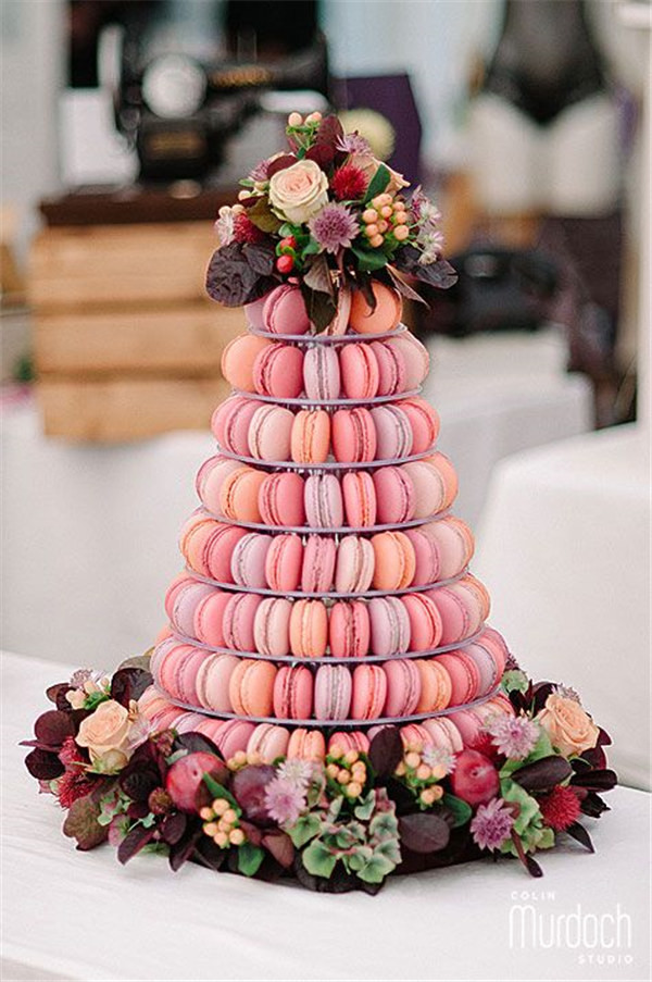 Wedding Macaroon Cake