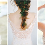 18 Wedding Updo Hairstyles with Greenery Decorations