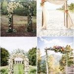 DIY Floral Wedding Arch Decoration Ideas