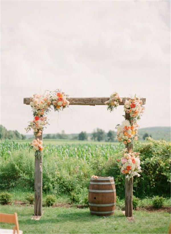 Elegant Ithaca Farm Wedding Arch ideas