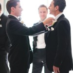 Getting Ready You'll want to see both sides getting ready, so ask your photographer to shoot the guys doing their ties up while the gals do the same with their zippers