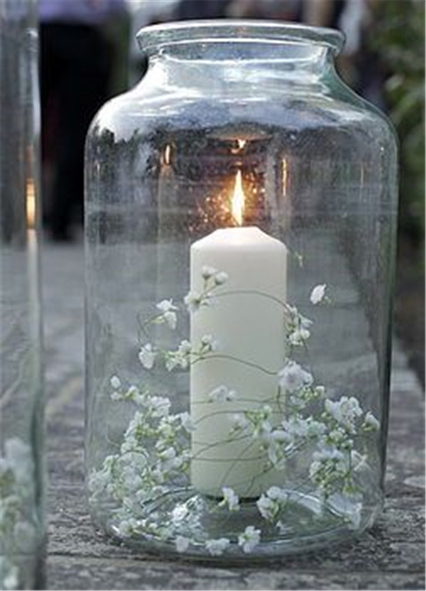 Table decorations Light and pretty! Replace baby breath flowers