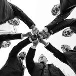 The groomsmen before the ceremony