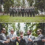 dark gray groomsmen looks