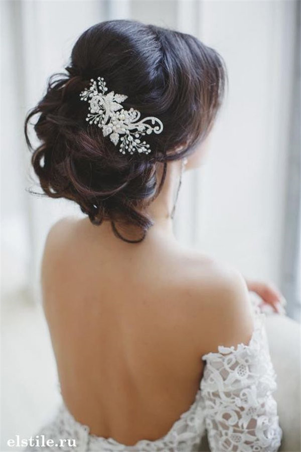 stunning wedding hairstyles with accessories