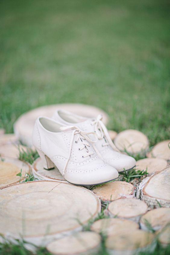 vintage wedding shoes