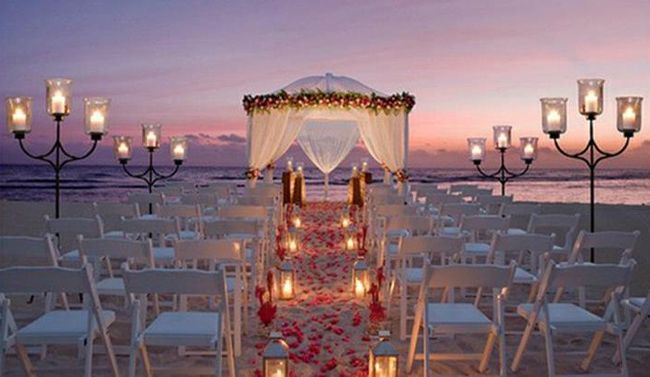How to plan a #Wedding #Ceremony ♡ NIGHT BEACH WEDDING