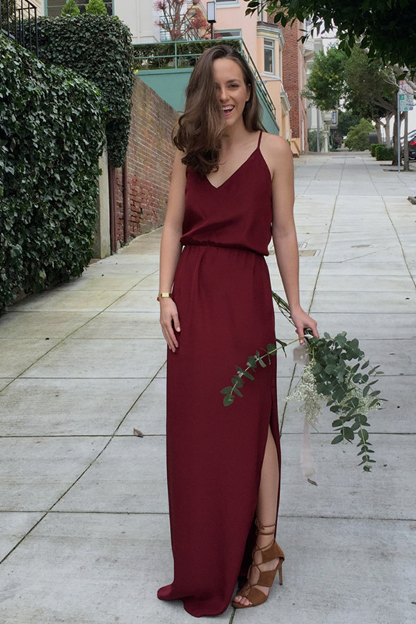 Simple BRIDESMAID DRESSES