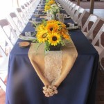 navy+and+burlap+wedding+ideas Sunflower & Burlap Inspiration
