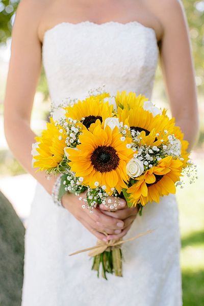 Bold Colorful Wedding Bouquets