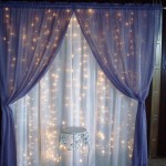 Curtain lights and sheer fabric would make a neat backdrop for a photo booth