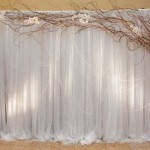 Simple tree backdrop ideas