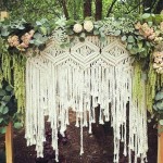 Statement Macrame Wedding Backdrop