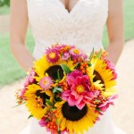 Sunflower Themed Wedding Bouquet