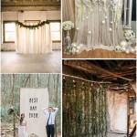 Wedding backdrop ideas for your rustic wedding