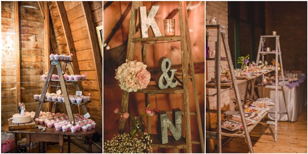 22 Rustic Country Wedding Decoration Ideas with Ladders