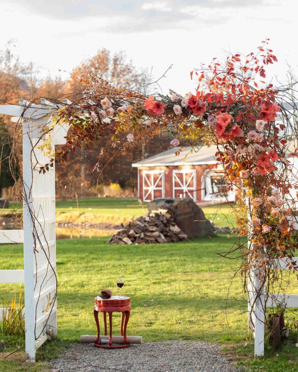 Fall Wedding Chuppah